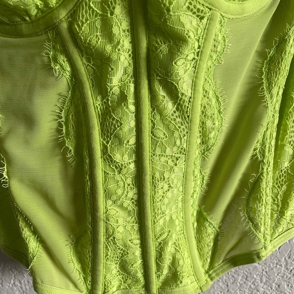 Urban Outfitters Lime Out From Under Modern Love Corset - Picture 4 of 5